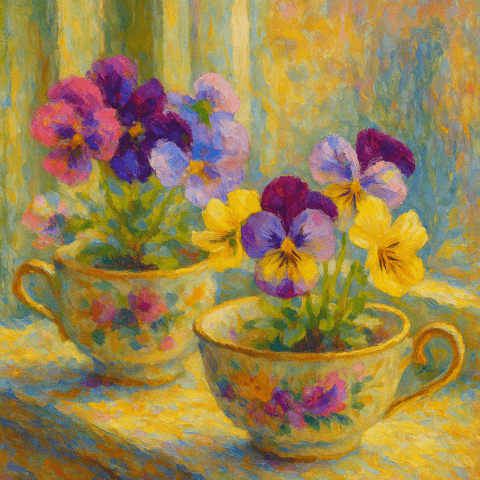 Impressionist portrait example