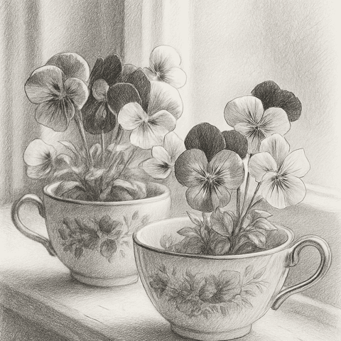 Pencil Sketch portrait example